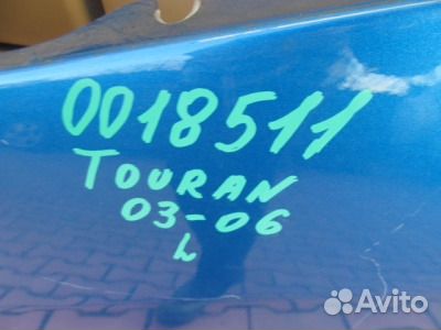 Крыло переднее левое VW touran Б/У