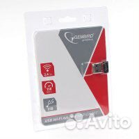 Новый Сетевой адаптер WiFi Gembird 150Мбит, USB Новый Сетевой адаптер WiFi Gembird 150Мбит, USB