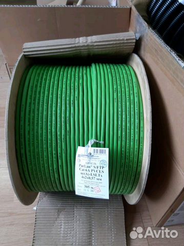 Кабель витая пара ParLan S/FTP Cat6A pvcls нг(а) Кабель витая пара ParLan S/FTP Cat6A pvcls нг(а)