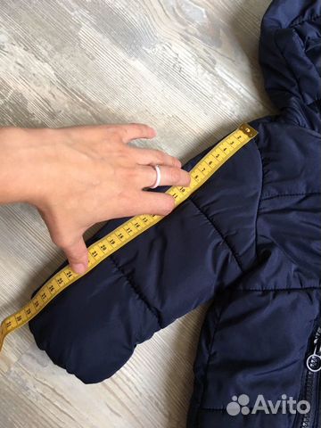 Утеплённая куртка Zara для девочки 86 Утеплённая куртка Zara для девочки 86