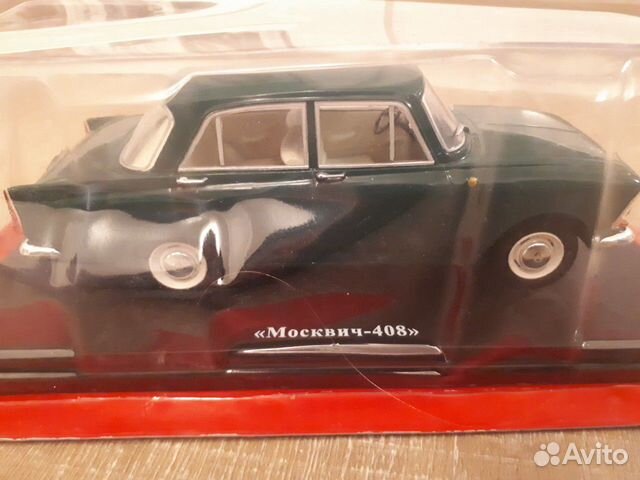 Модель Москвич 408 Hachette 1:24 Модель Москвич 408 Hachette 1:24