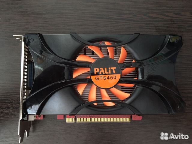 Palit GeForce GTS 450 с 512 мб gddr5