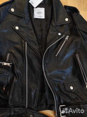 Новая Куртка Mango кожаная отличная