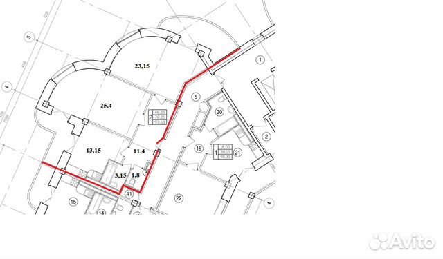 2-к квартира, 94 м², 8/12 эт.