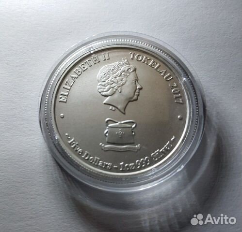 Серебрянная монета Барракуда, Токелау Серебрянная монета Барракуда, Токелау