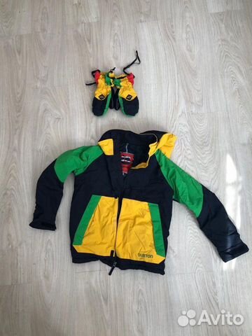 Куртка сноубордическая детская и перчатки Burton