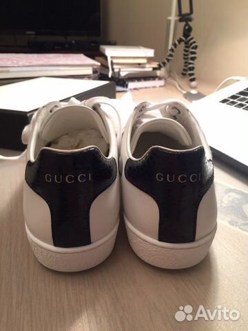 Кеды женские белые кожаные Gucci Ace размер 40 Кеды женские белые кожаные Gucci Ace размер 40
