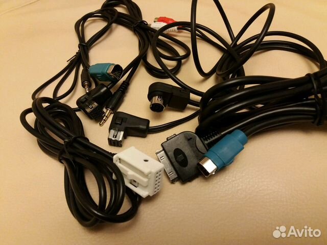 Провод AUX для Alpine, Pioneer, Sony, Citroen Провод AUX для Alpine, Pioneer, Sony, Citroen