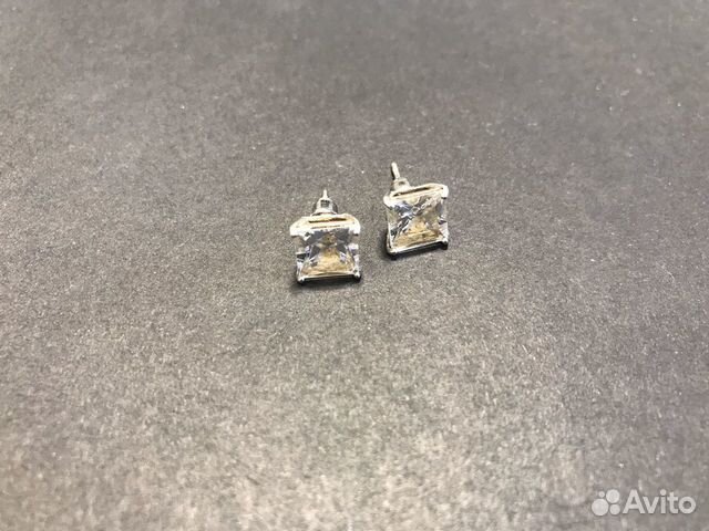 Серебряные серьги гвоздики Серебряные серьги гвоздики