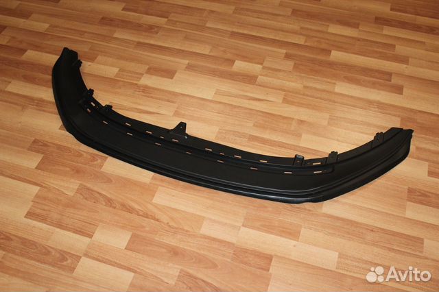 Спойлер переднего бампера Поло Седан дорестайлинг