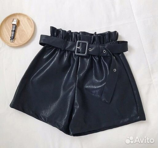 Кожаные шорты zara Кожаные шорты zara