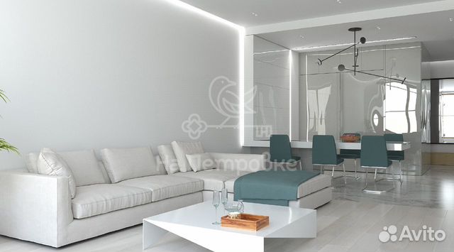 2-к квартира, 88.7 м², 3/10 эт.