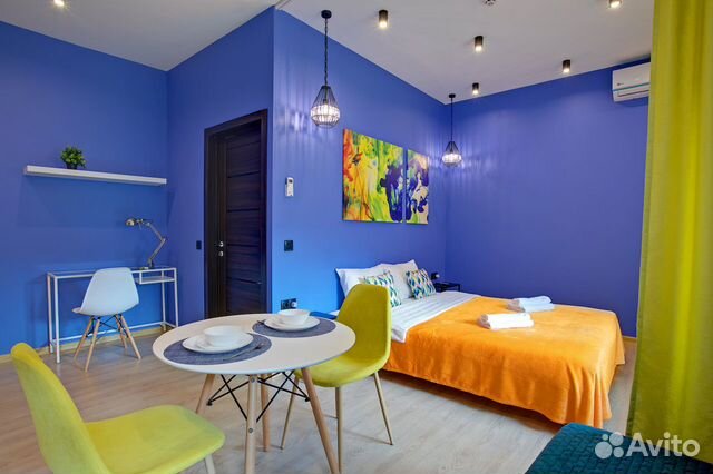 

Квартира-студия, 29 м², 2 кровати
