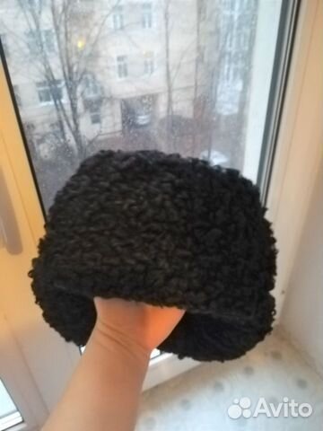 Шапка ушанка зимняя мужская 59 см