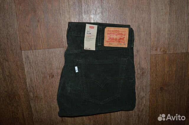 Джинсы Levis 511 W38 L30, вельвет Джинсы Levis 511 W38 L30, вельвет