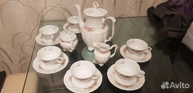 Сервиз новый кофейный Maria-TeresaG158 Cmielow пол Сервиз новый кофейный Maria-TeresaG158 Cmielow пол