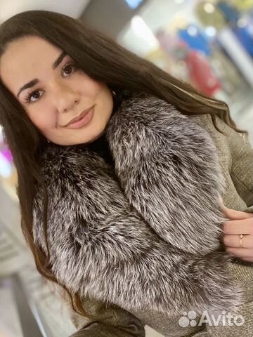 Зимнее пальто с мехом