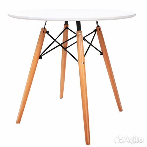 Обеденная группа Eames : Стол 80 см + 2 стула