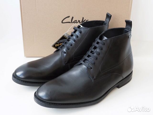 Ботинки чукка Clarks Gore-Tex новые р. 43-43,5