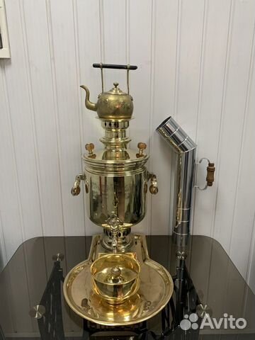 Самовар угольный на дровах 8-10 л Баташев