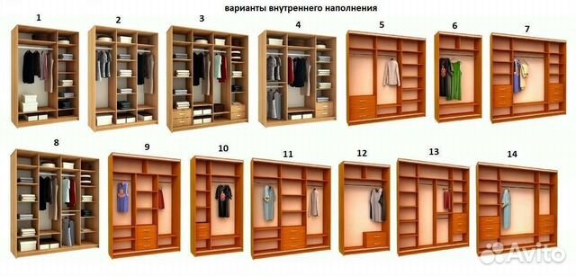 Встроенный шкаф-купе напрямую с фабрики