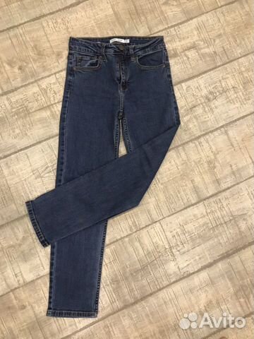 Джинсы укороченные прямые Bershka 32 s
