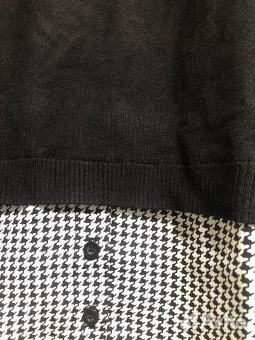 Джемпер с вшитой рубашкой новый Джемпер с вшитой рубашкой новый