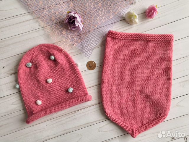 Демисезонный комплект ручной работы (новый)