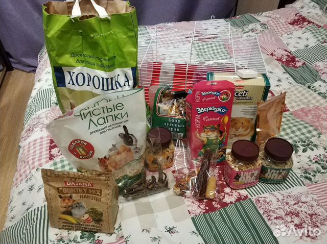 Клетка для хомяка и всё необходимое в комплекте Клетка для хомяка и всё необходимое в комплекте