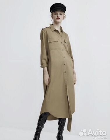 Платье рубашка Zara