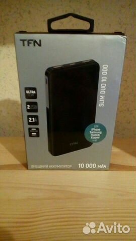 Внешний аккумулятор Power bank TFN Slim Duo 10000 Внешний аккумулятор Power bank TFN Slim Duo 10000