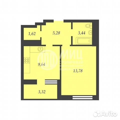 1-к квартира, 35.4 м², 20/24 эт. 1-к квартира, 35.4 м², 20/24 эт.