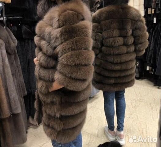 Шуба из песца 4 в 1