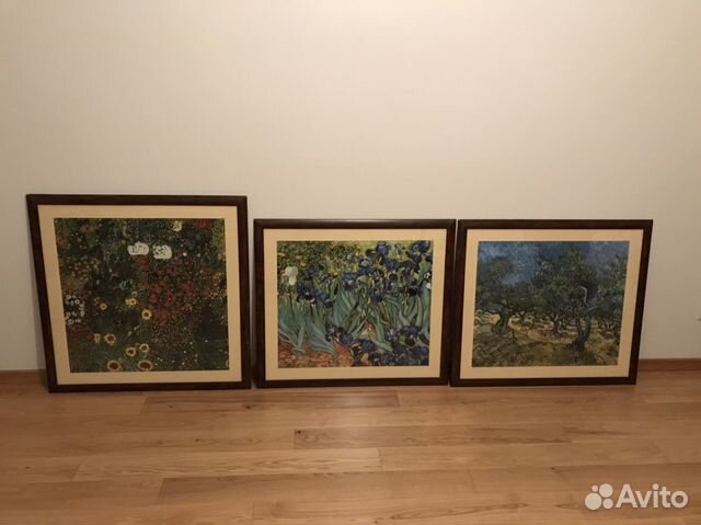 Картины берёзы и репродукция Ван Гога