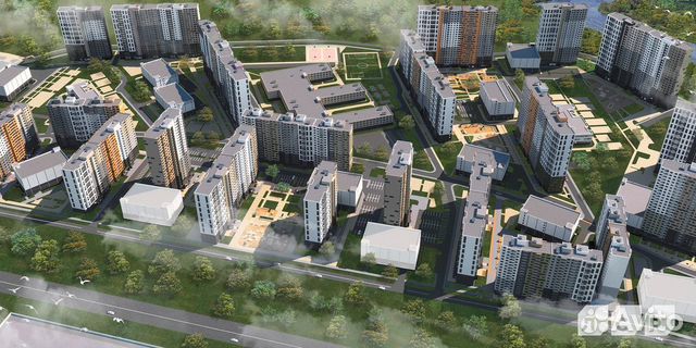 2-к квартира, 54.4 м², 17/25 эт.