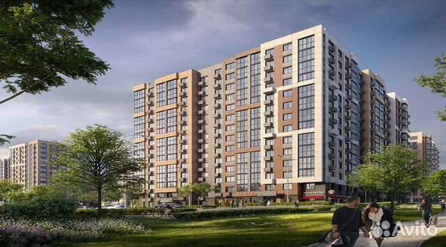 3-к квартира, 64.8 м², 2/14 эт.
