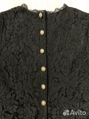 Новое чёрное кружевное Платье Lusio размер S