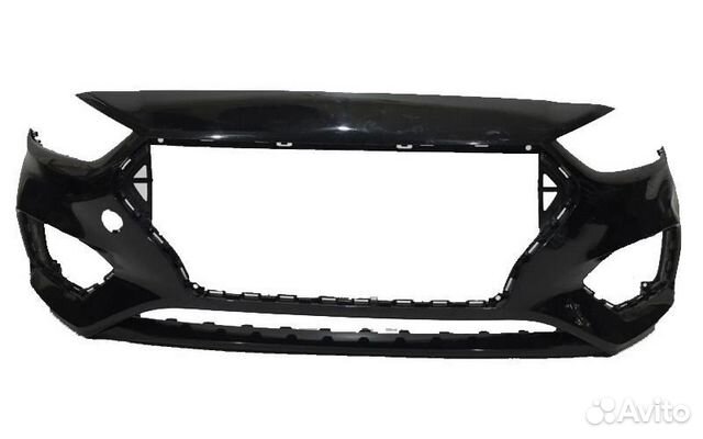 Бампер передний Хендай Солярис 17-20