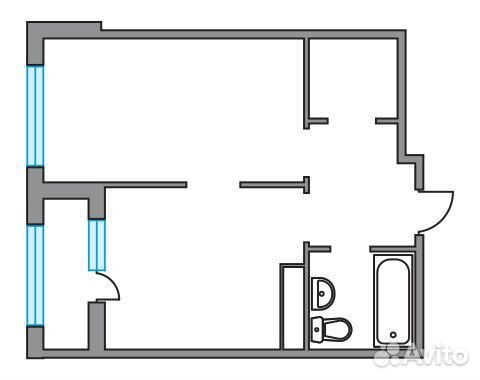 1-к квартира, 35 м², 20/26 эт. 1-к квартира, 35 м², 20/26 эт.