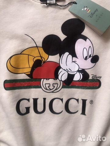 Gucci,Толстовка-свитшот с принтом Mickey,Disney,Ор Gucci,Толстовка-свитшот с принтом Mickey,Disney,Ор