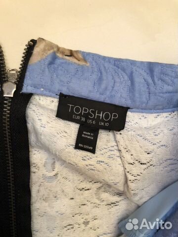 Новая юбка в цветок topshop