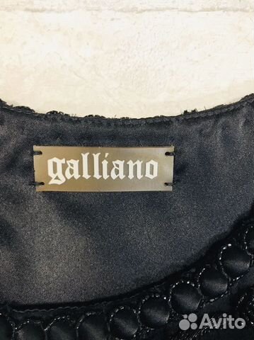 Платье Galliano, 42 р, новое, шелк