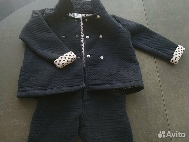 Кофта штаны petit bateau 86-92 см