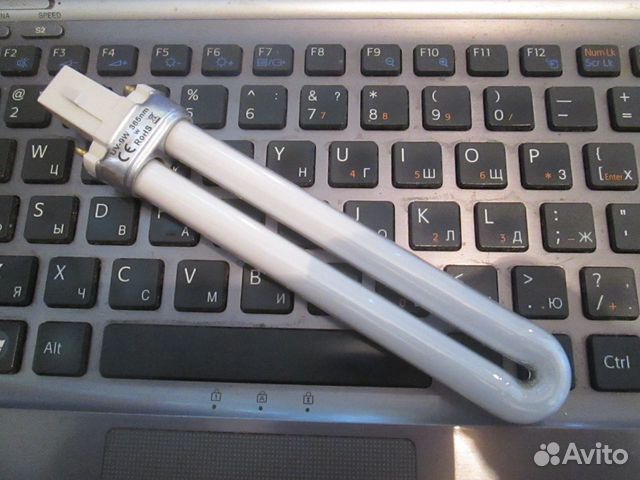 Лампа ультрафиолетовая UV-9W 9 ватт 365 нм