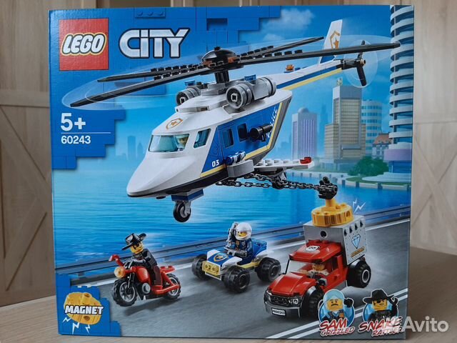 Lego City 60243 Погоня на полицейском вертолёте Lego City 60243 Погоня на полицейском вертолёте