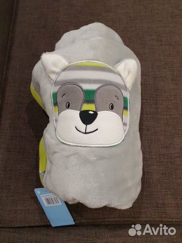 Плед флисовый 100/70 см новый