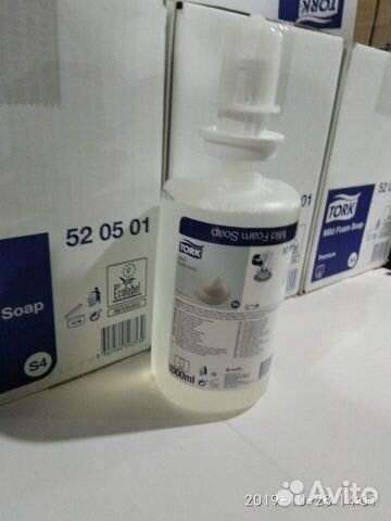 Крем-мыло tork 520501 1л картридж