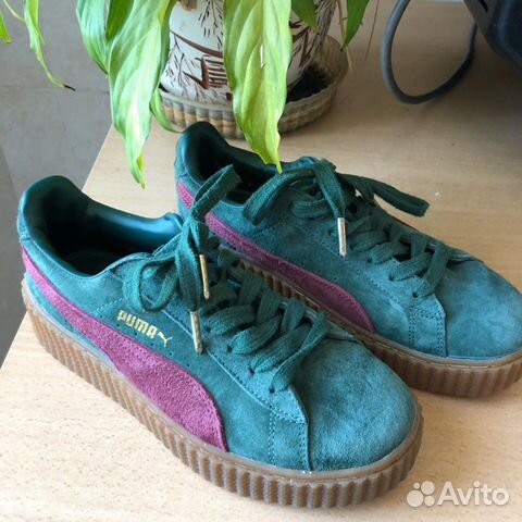 Кроссовки Puma Creeper by Rihanna (зелёные) Кроссовки Puma Creeper by Rihanna (зелёные)
