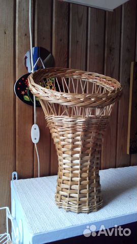 Ваза плетёная