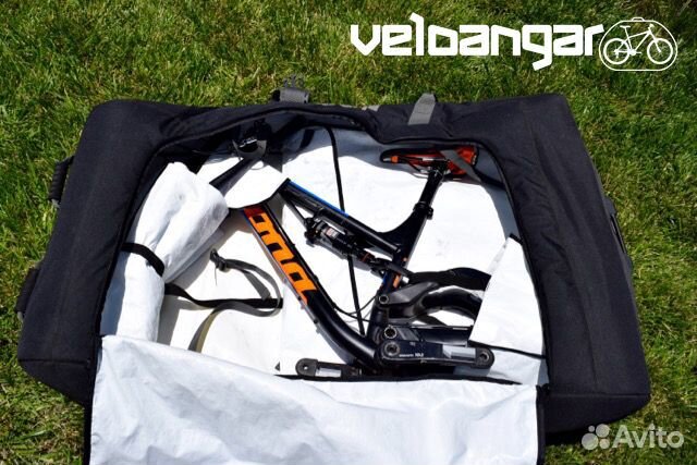 Велосипедный чехол кофр на колёсах